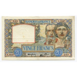 France 20 Francs 1940