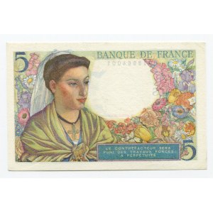 France 5 Francs 1943