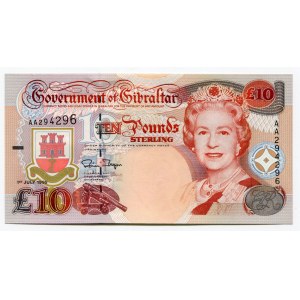 Gibraltar 10 Pounds 1995