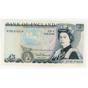 Great Britain 5 Pounds 1980 - 1987
