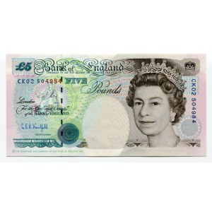 Great Britain 5 Pounds 1990