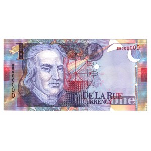 Great Britain Test Banknote De La Rue Currency 1999