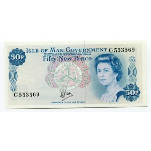Isle of Man 50 New Pence 1979