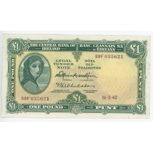 Ireland 1 Pound 1962