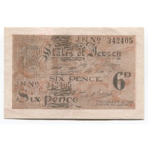 Jersey 6 Pence 1941 - 1942