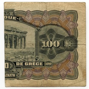Greece 100 Drachmai / 50 Drachmai 1922