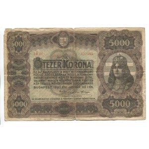 Hungary 5000 Korona 1920