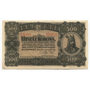 Hungary 500 Korona 1923