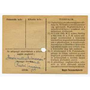 Hungary 1000000 Adopengo 1946