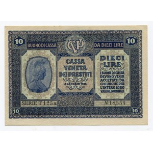 Italy 10 Lire 1918