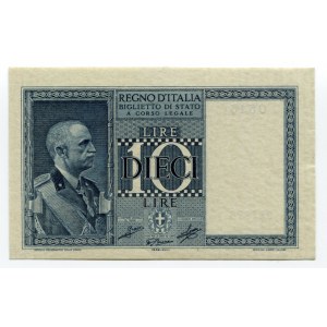 Italy 10 Lire 1939