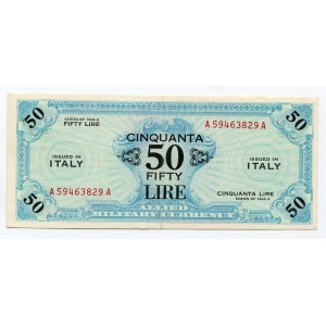 Italy 50 Lire 1943