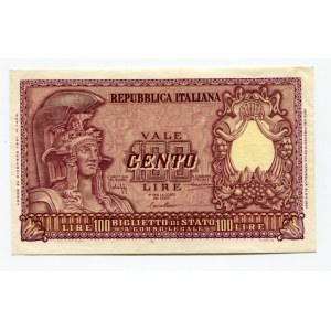 Italy 100 Lire 1951