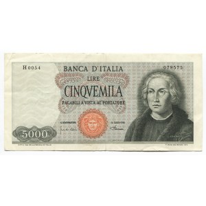 Italy 5000 Lire 1968
