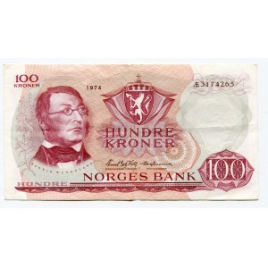 Norway 100 Kroner 1974