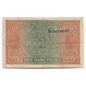 Poland 2 Marki 1917