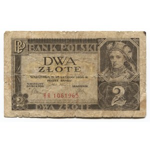 Poland 2 Zlote 1936 Bank Polsky