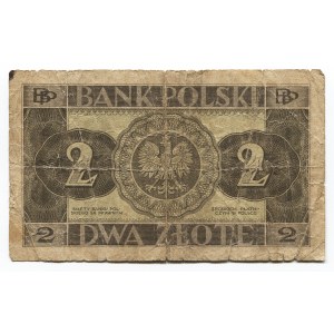 Poland 2 Zlote 1936 Bank Polsky
