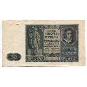 Poland 100 Zlotych 1941 Emission Bank of Poland