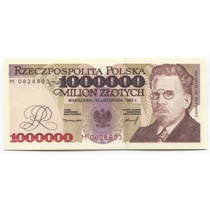 Poland 1000000 Zlotych 1993