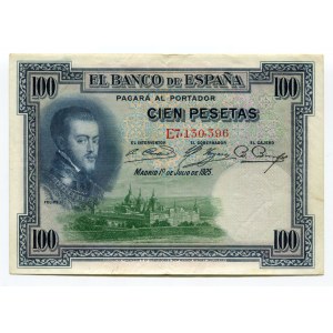 Spain 100 Pesetas 1925