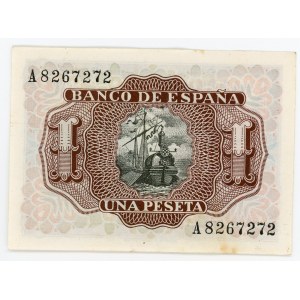 Spain 1 Pesetas 1953