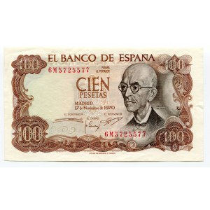 Spain 100 Pesetas 1970