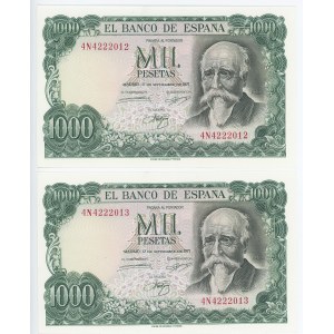 Spain 1000 Pesetas 1971