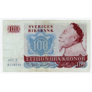 Sweden 100 Kronor 1972