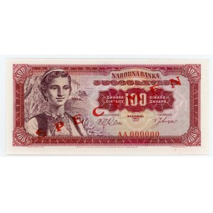 Yugoslavia 100 Dinara 1963
