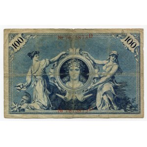 Germany - Empire 100 Mark 1908