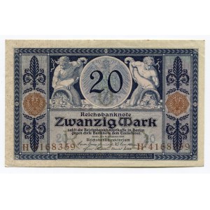 Germany - Empire 20 Mark 1915