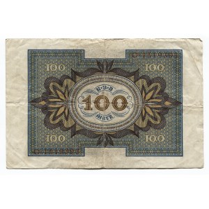 Germany - Weimar Republic 100 Mark 1920 Reichsbanknote