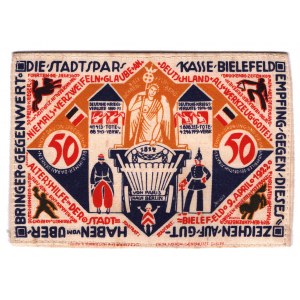 Germany - Weimar Republic Bielefeld 50 Mark 1922