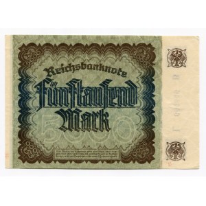 Germany - Weimar Republic 5000 Mark 1922