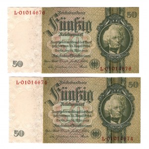 Germany - Weimar Republic 10 Reichsmark 1929 2 Consecutive