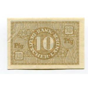 Germany - FRG 10 Pfennig 1948 (ND) Printmistake