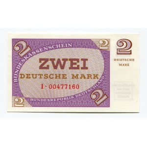 Germany - FRG 2 Mark 1967 (ND) Bundeskassenschein