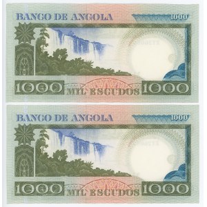 Angola 2 x 1000 Escudos 1973