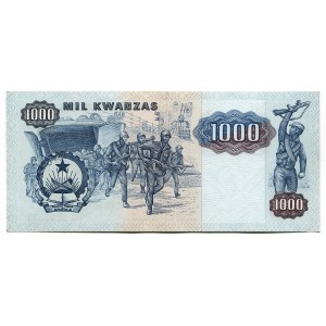 Angola 1000 Kwanzas 1987 Rare