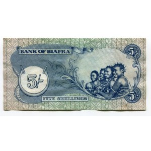 Biafra 5 Shillings 1968 - 1969