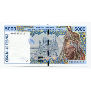 Burkina Faso 5000 Francs 1994