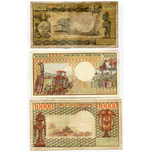 Cameroon 5000 - 5000 - 10000 Francs 1974 - 1981 (ND)