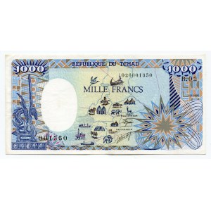 Chad 1000 Francs 1985