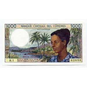 Comoros 1000 Francs 1984 (ND)