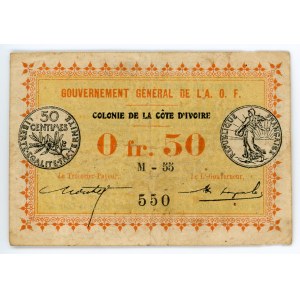 Dahomey 0.50 Francs 1917 (ND)
