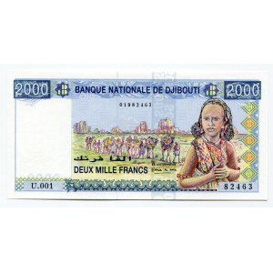 Djibouti 2000 Francs 1997 (ND)