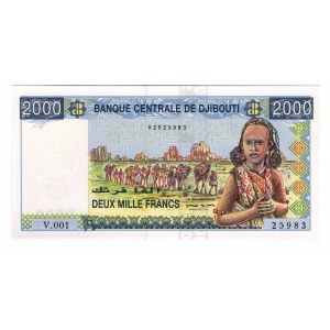 Djibouti 2000 Francs 2008