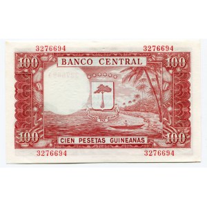 Equatorial Guinea 100 Pesetas 1969