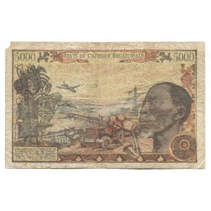French Equatorial Africa 5000 Francs 1963